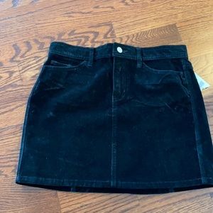 NWT Gap velvet skirt